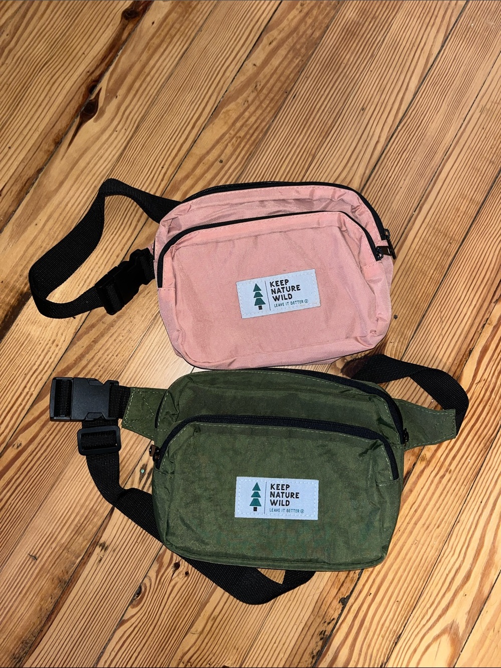 2pk Outdoor and Hiking Fanny Packs